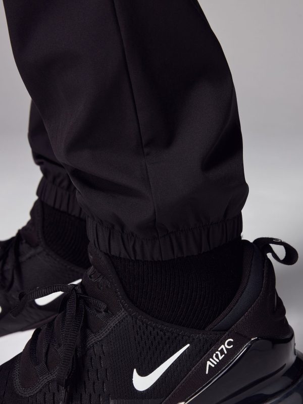 XINQTRADE72359 Black Woven Active Cargo Joggers - Image 6