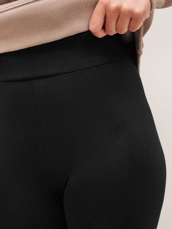 XINQTRADE72363 Black Full Length Leggings - Image 4