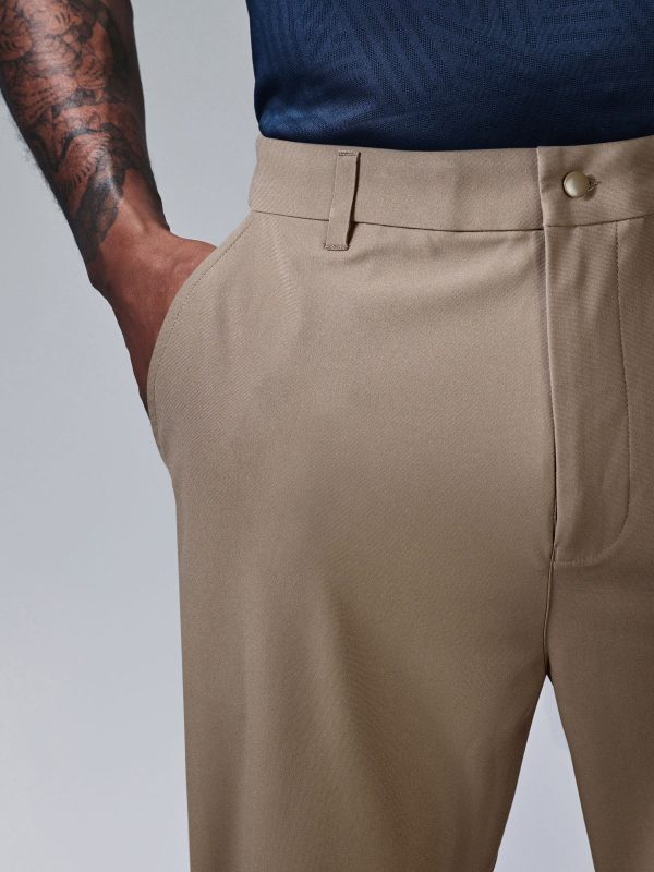 XINQTRADE72356 Neutral Stone Active Golf Trousers - Image 4