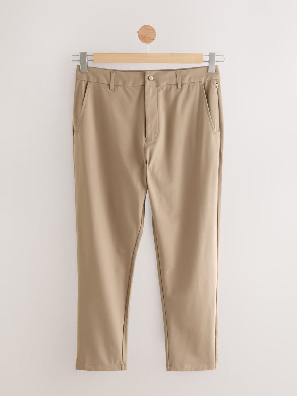 XINQTRADE72356 Neutral Stone Active Golf Trousers - Image 5