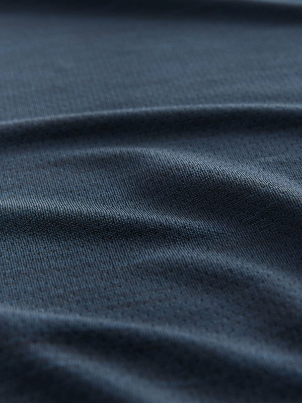 XINQTRADE72349 Blue/Navy Active Gym Training T-Shirt - Image 2