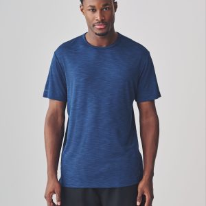XINQTRADE72339 Blue Active Gym Training T-Shirt