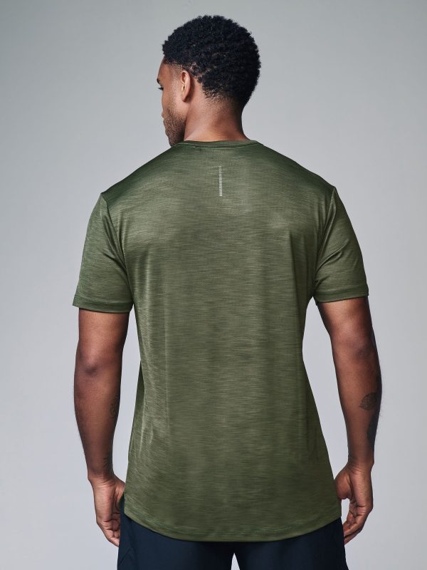 XINQTRADE72343 Green Active Gym Training T-Shirt - Image 3