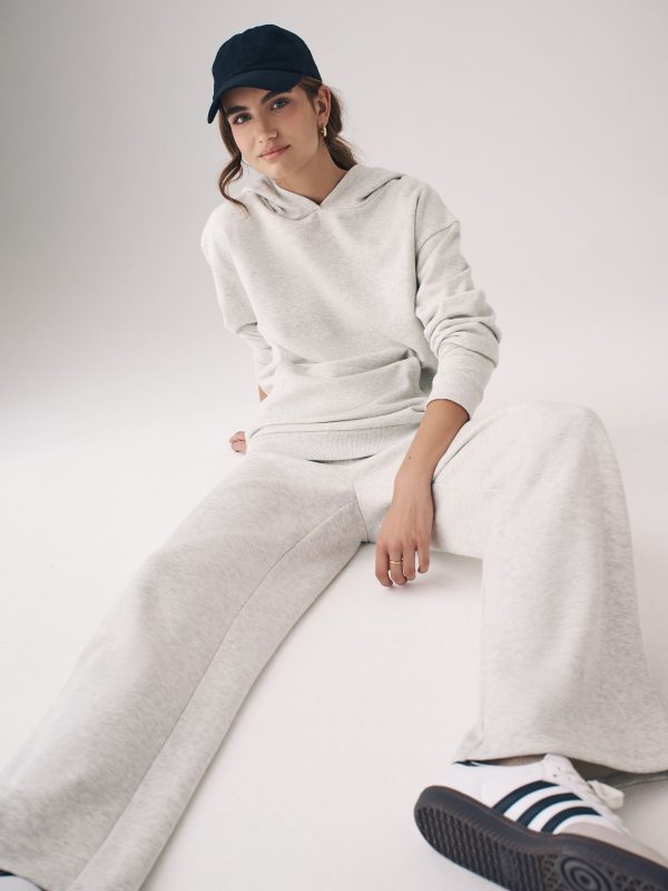 XINQTRADE72361 The Set Black/Grey 2 Pack Wide Leg Joggers - Image 4
