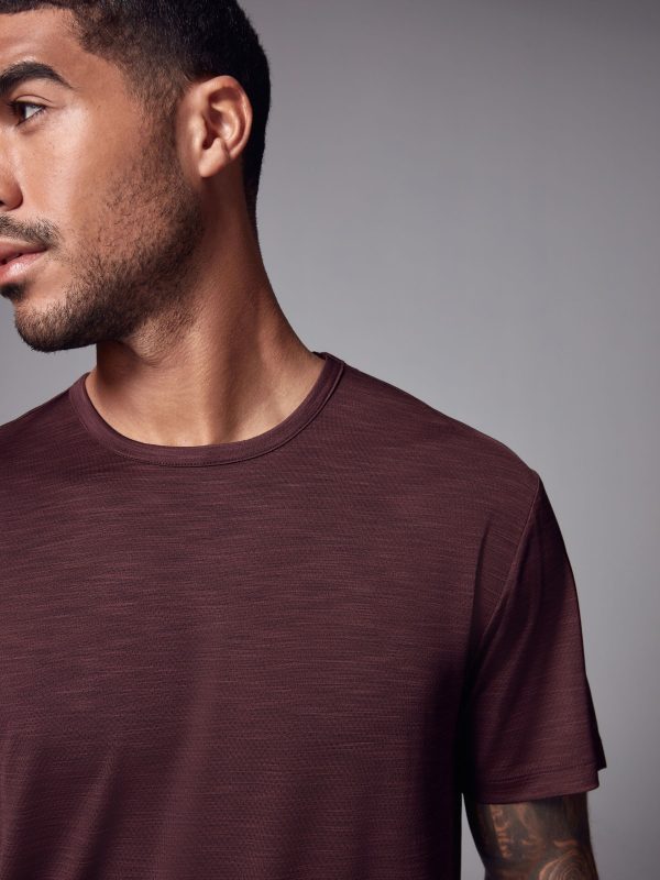 XINQTRADE72336 Red Active Gym Training T-Shirt