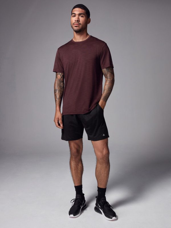 XINQTRADE72336 Red Active Gym Training T-Shirt - Image 2