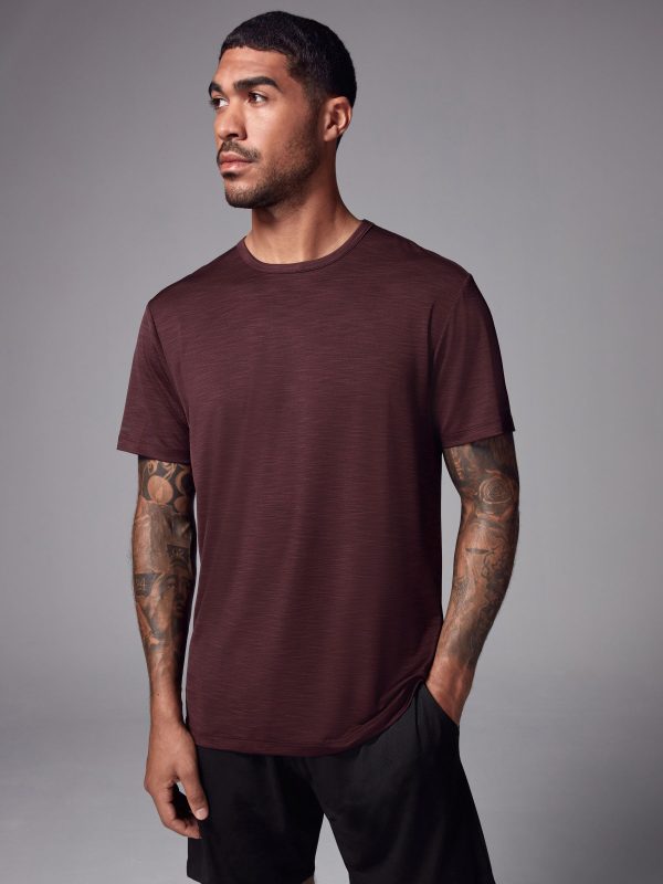 XINQTRADE72336 Red Active Gym Training T-Shirt - Image 3