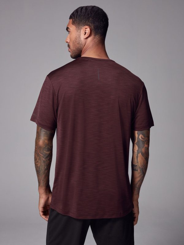 XINQTRADE72336 Red Active Gym Training T-Shirt - Image 4