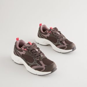 XINQTRADE72330 Brown Dad Chunky Trainers