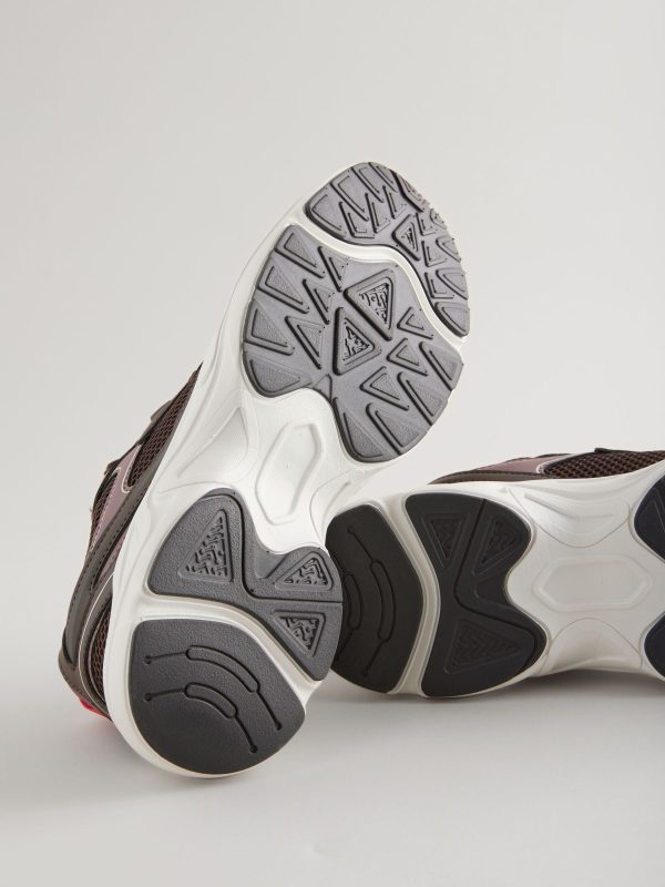 XINQTRADE72330 Brown Dad Chunky Trainers - Image 3