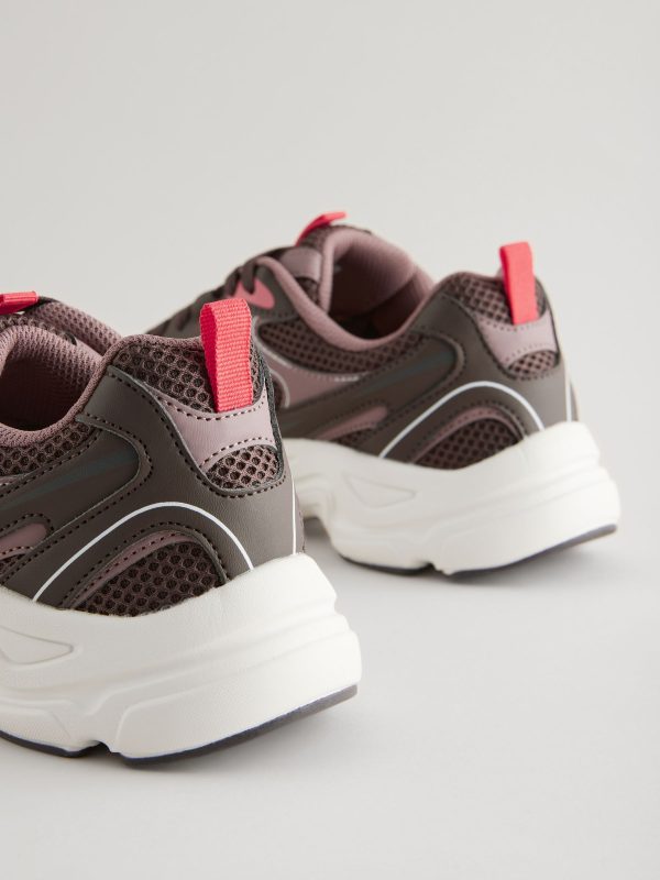 XINQTRADE72330 Brown Dad Chunky Trainers - Image 5