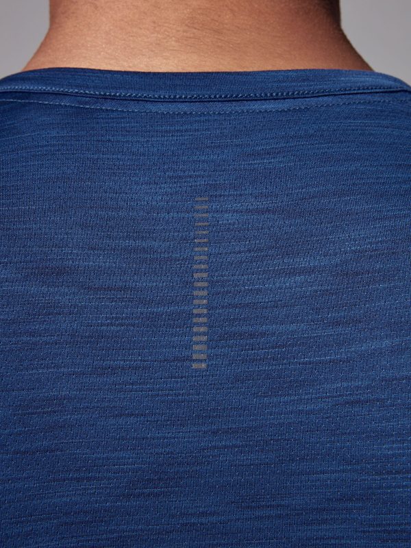 XINQTRADE72342 Bright Blue Active Gym Training T-Shirt - Image 5