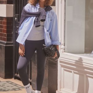 XINQTRADE72365 Navy Leggings