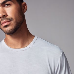 XINQTRADE72350 Grey Active Gym Training T-Shirt