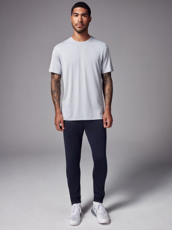 XINQTRADE72350 Grey Active Gym Training T-Shirt - Image 2