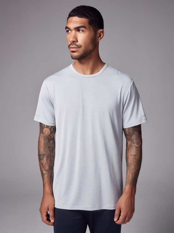 XINQTRADE72350 Grey Active Gym Training T-Shirt - Image 3