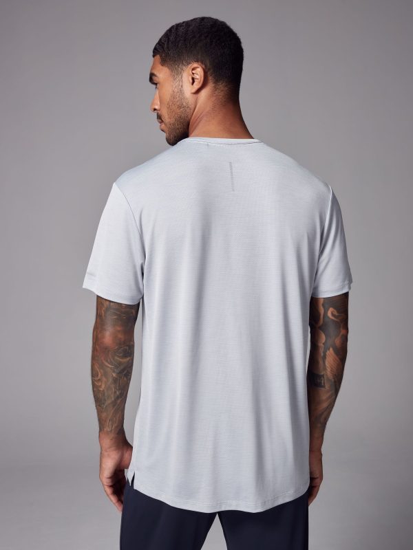 XINQTRADE72350 Grey Active Gym Training T-Shirt - Image 4
