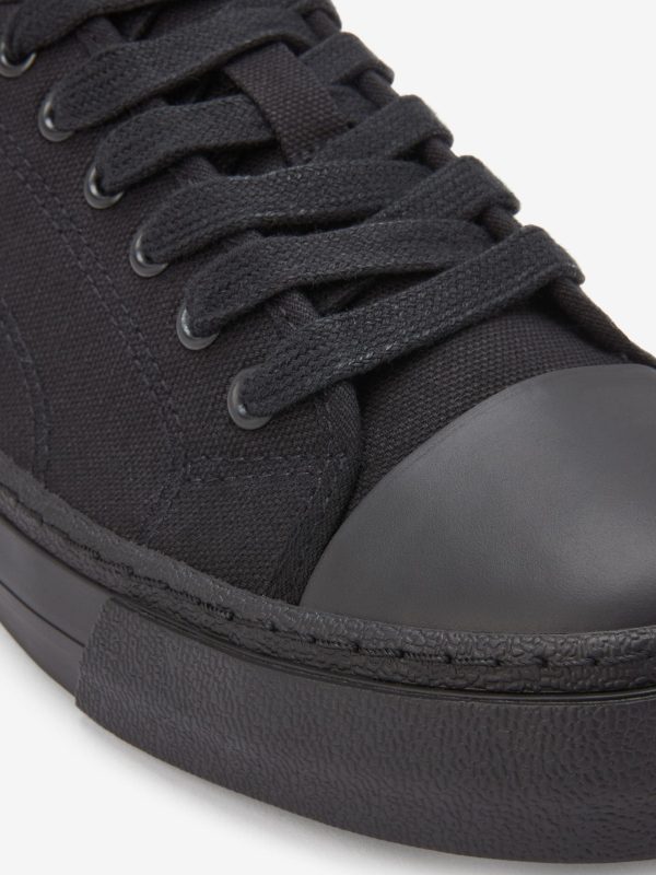 XINQTRADE72325 Black Baseball Canvas Trainers - Image 5