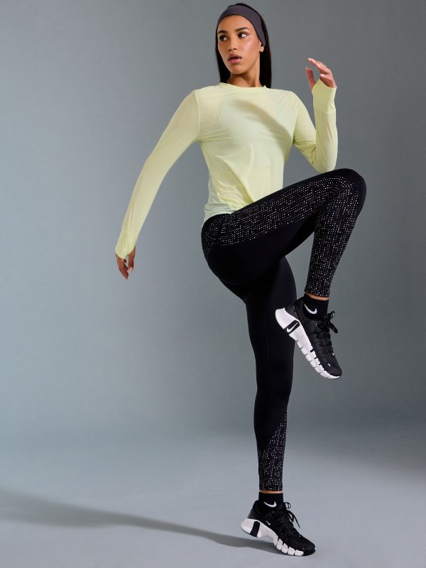 XINQTRADE72368 Black Running Leggings with Pocket