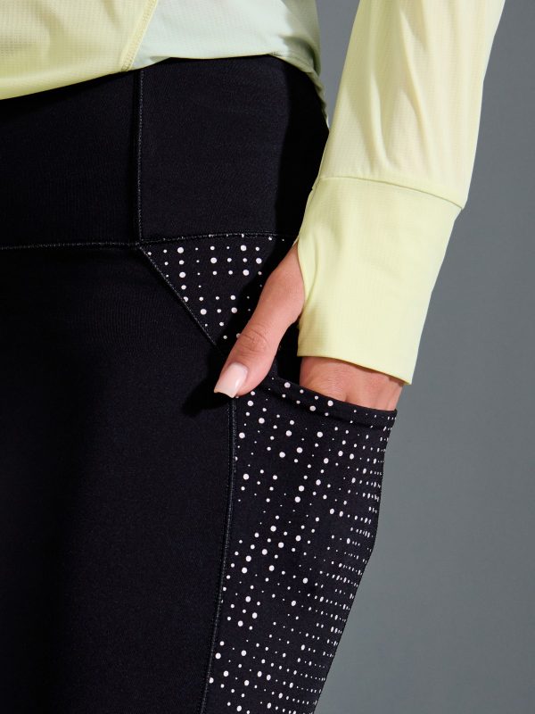 XINQTRADE72368 Black Running Leggings with Pocket - Image 5