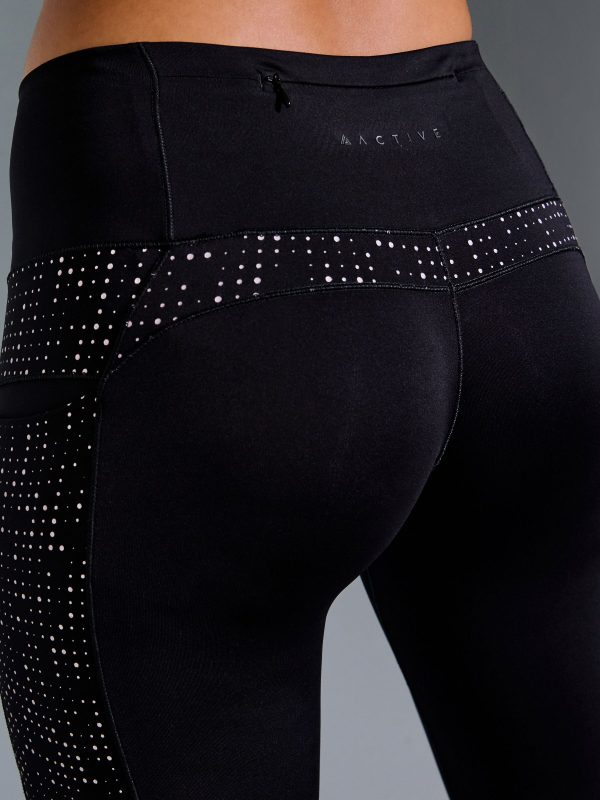 XINQTRADE72368 Black Running Leggings with Pocket - Image 6