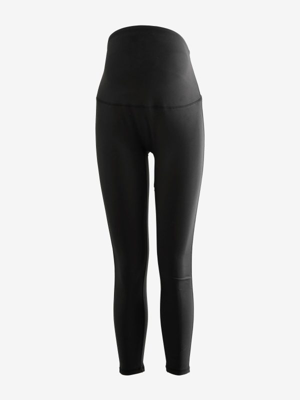 XINQTRADE72369 Black Matenity Sports Leggings - Image 5