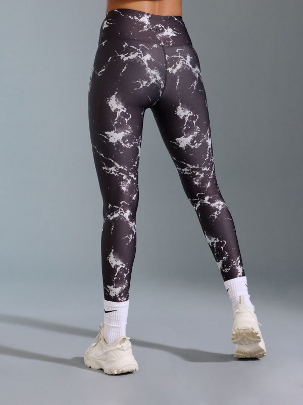 XINQTRADE72367 Black/White Power Active Sports Leggings - Image 3