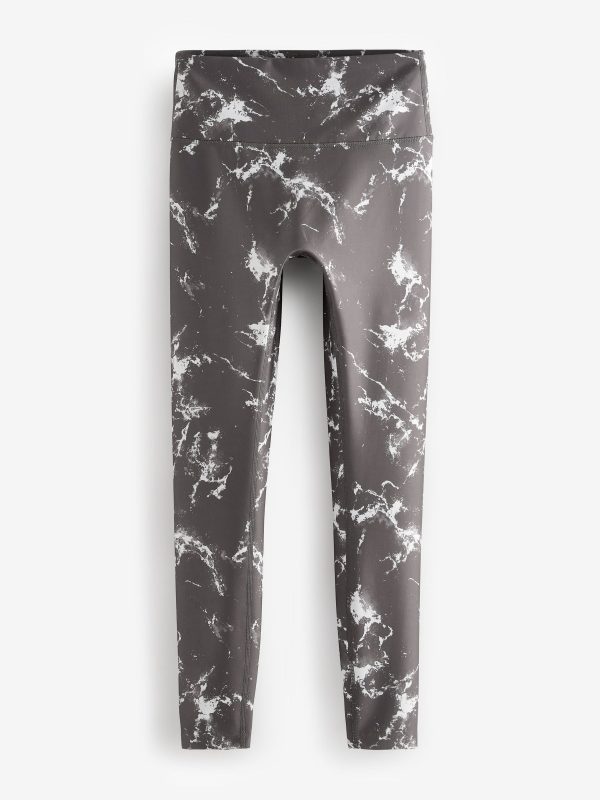 XINQTRADE72367 Black/White Power Active Sports Leggings - Image 6