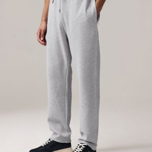 XINQTRADE72353 Grey Smart Textured Joggers