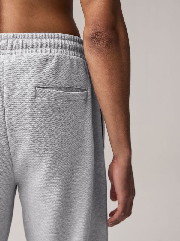 XINQTRADE72353 Grey Smart Textured Joggers - Image 5