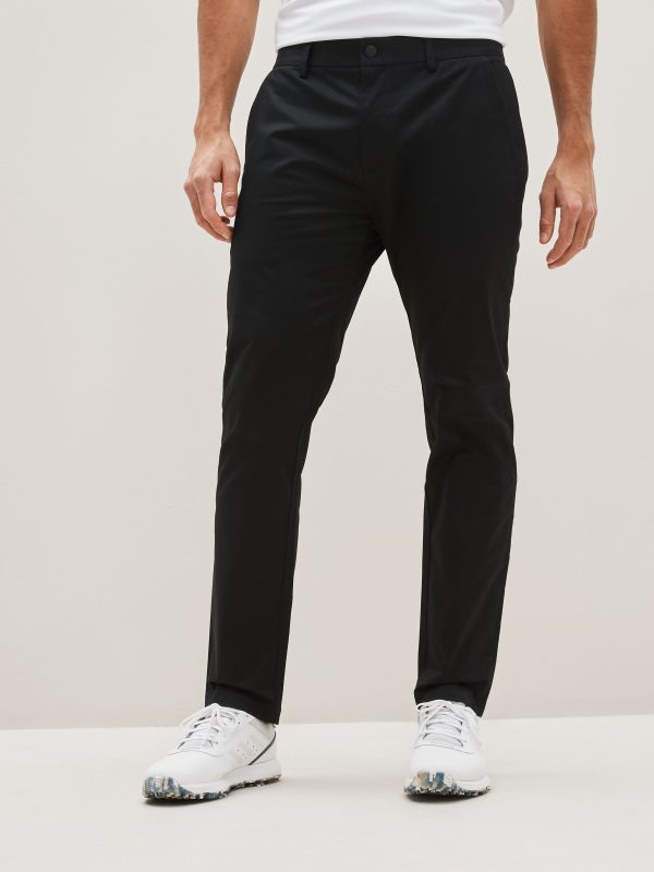 XINQTRADE72358 Black Shower Resistant Golf Stretch Chino Trousers