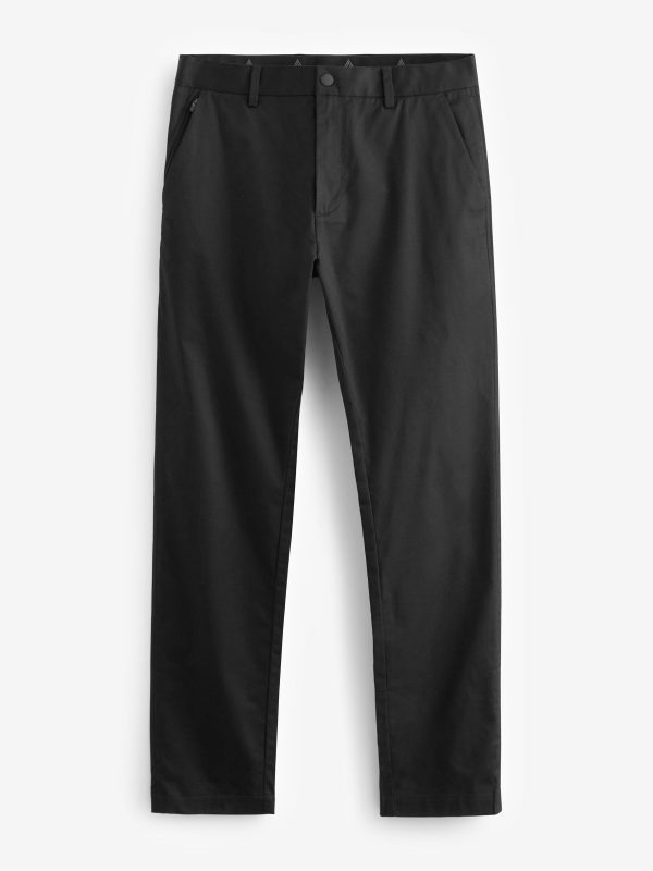 XINQTRADE72358 Black Shower Resistant Golf Stretch Chino Trousers - Image 6